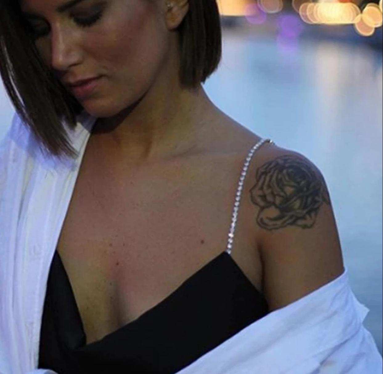 Linda bra strap in Silver